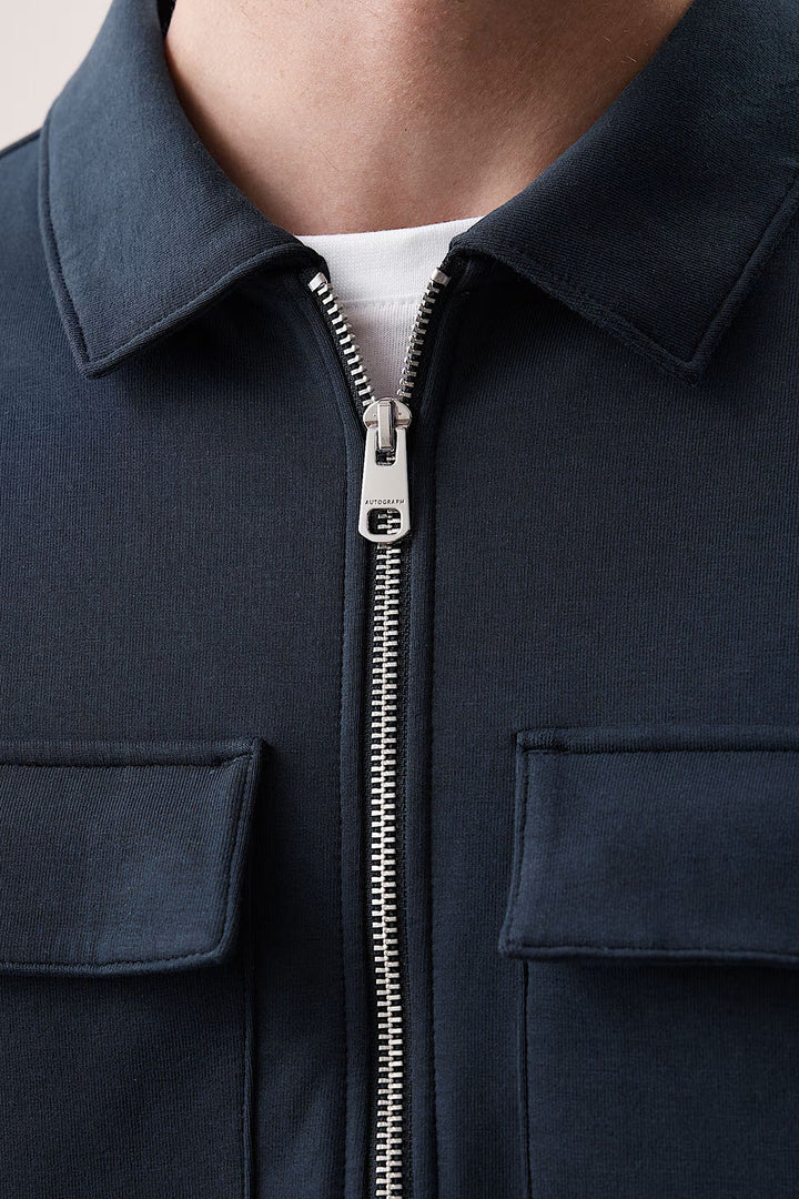 Autograph Cotton Rich Zip Jacket