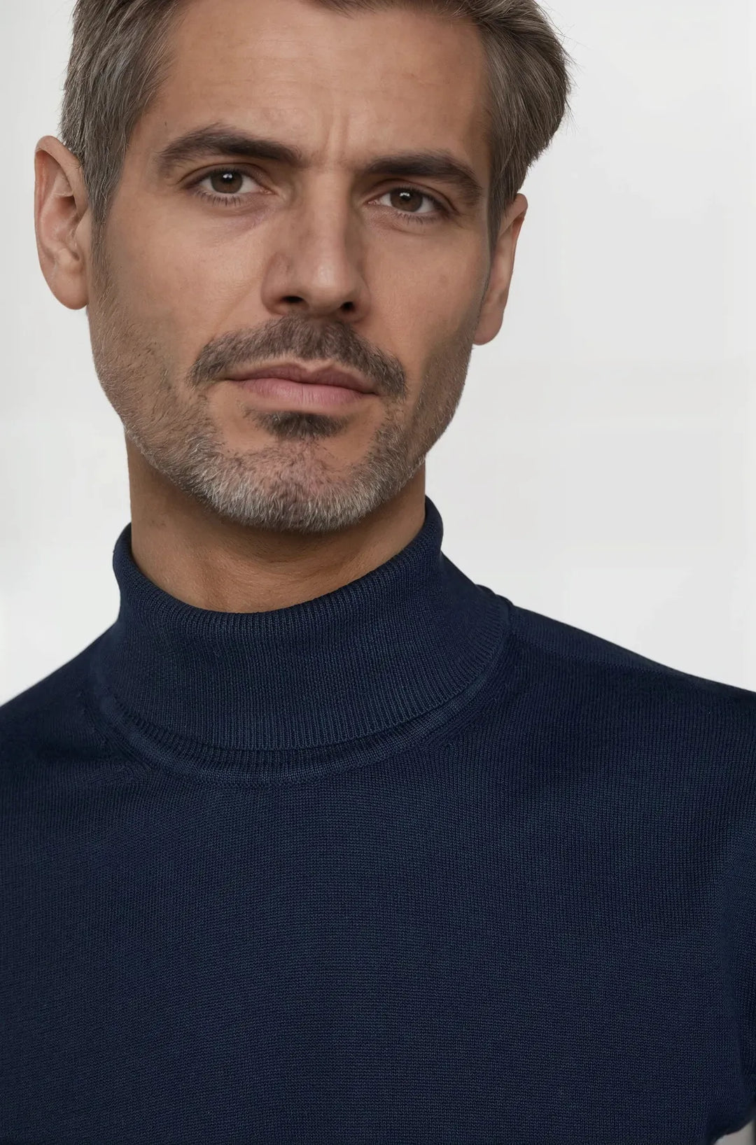 Cotton Roll Neck Jumper