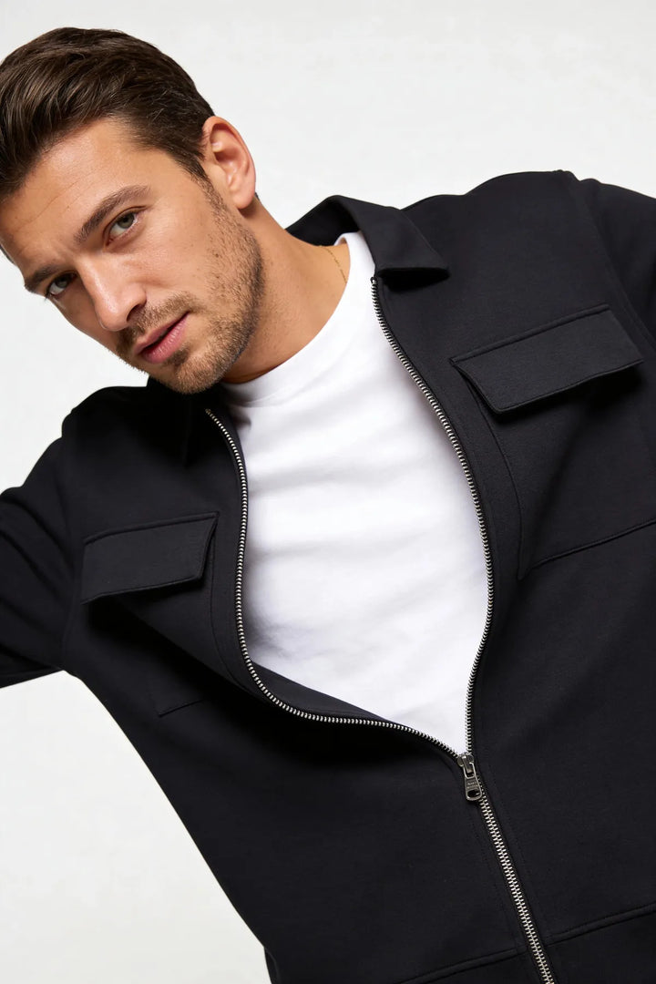 Autograph Cotton Rich Zip Jacket