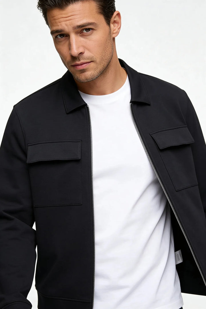 Autograph Cotton Rich Zip Jacket