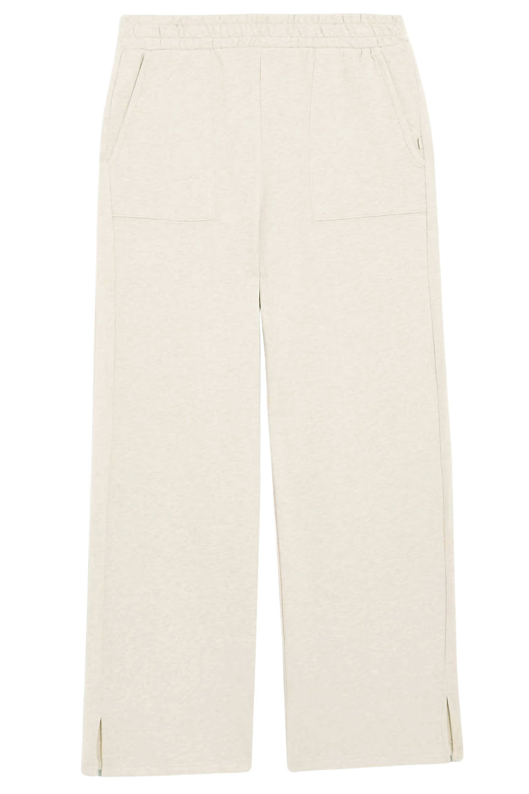 Relaxed Cotton Wide Leg Joggers