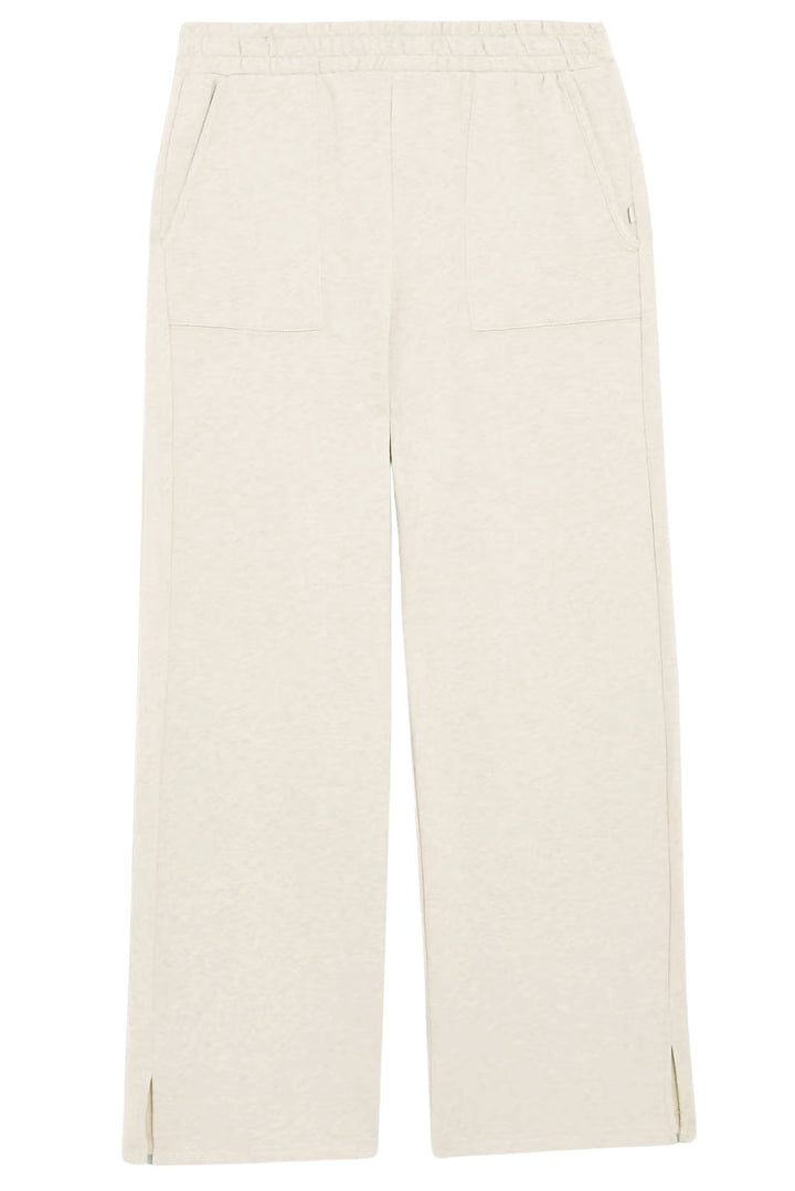 Relaxed Cotton Wide Leg Joggers