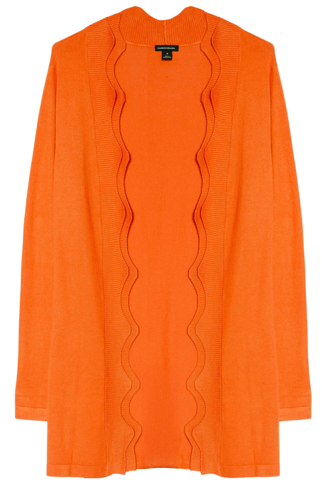 Scallop Edge Longline Cardigan