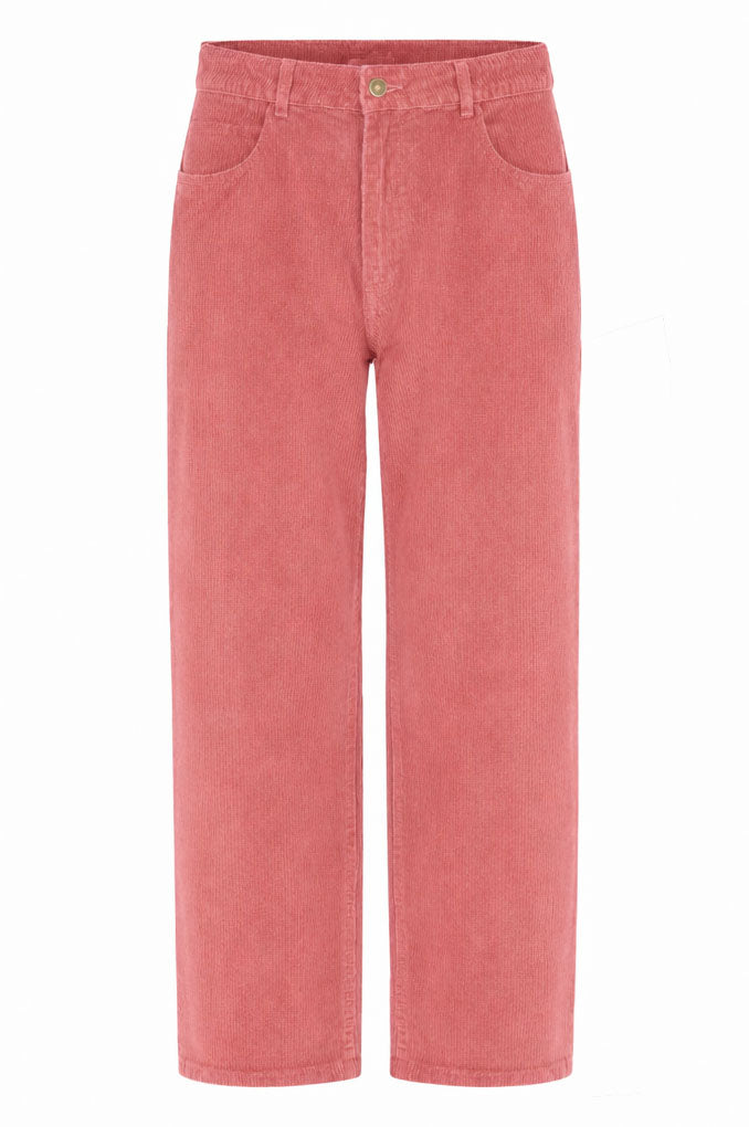 Washed Wide Leg Soft Cord Jeans