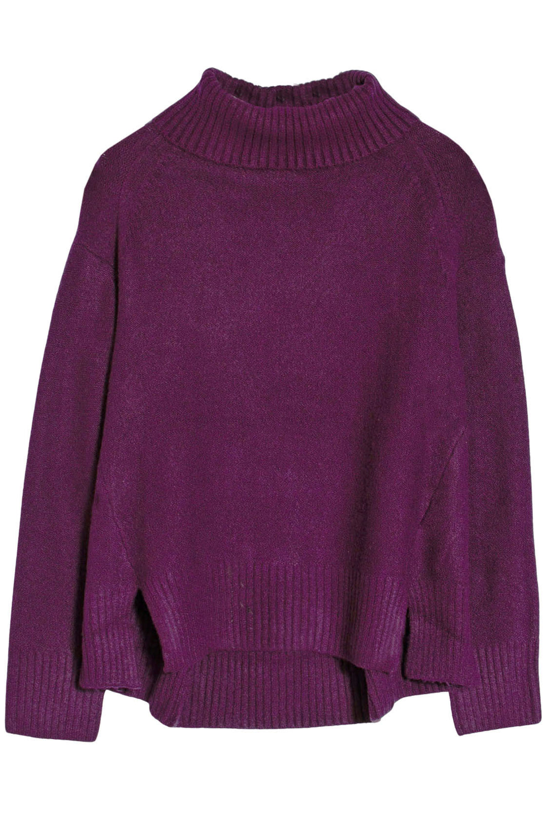 Roll Neck Side Split Jumper