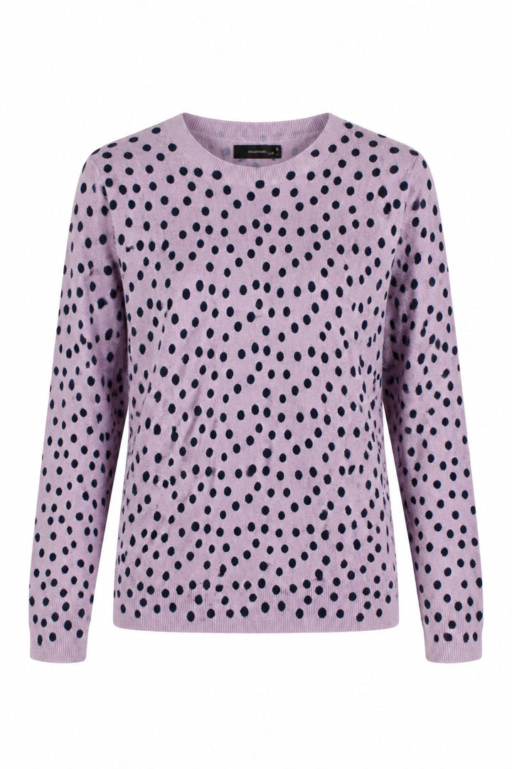 Polka Dot Crew Neck Jumper