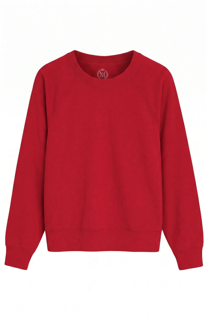 Cotton Raglan Sleeve Sweatshirt