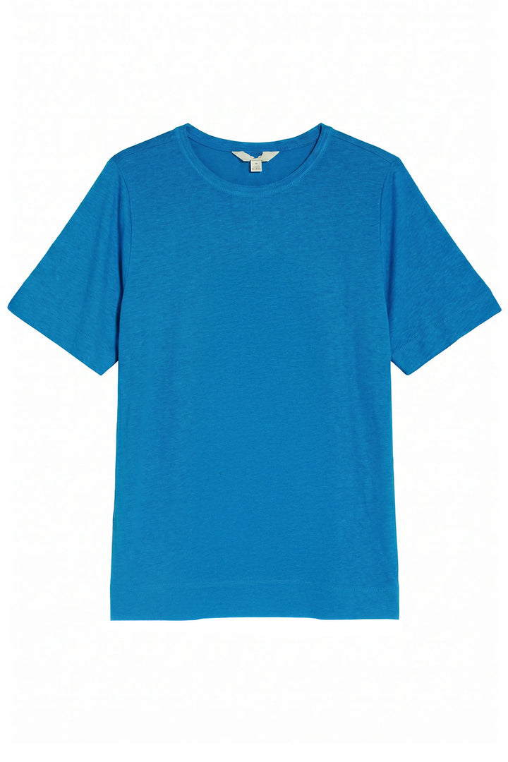 Relaxed Linen Blend T-Shirt