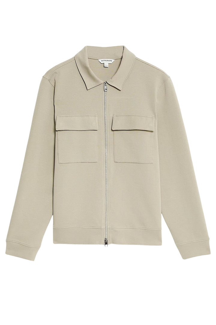 Autograph Cotton Rich Zip Jacket