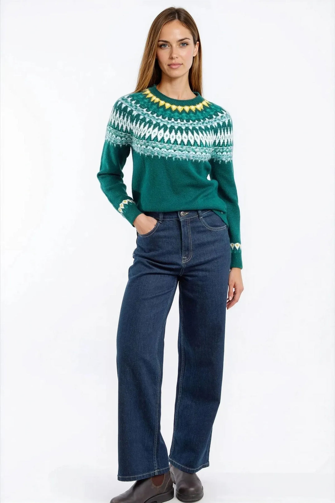 Scandi Fair Isle Design Jumper