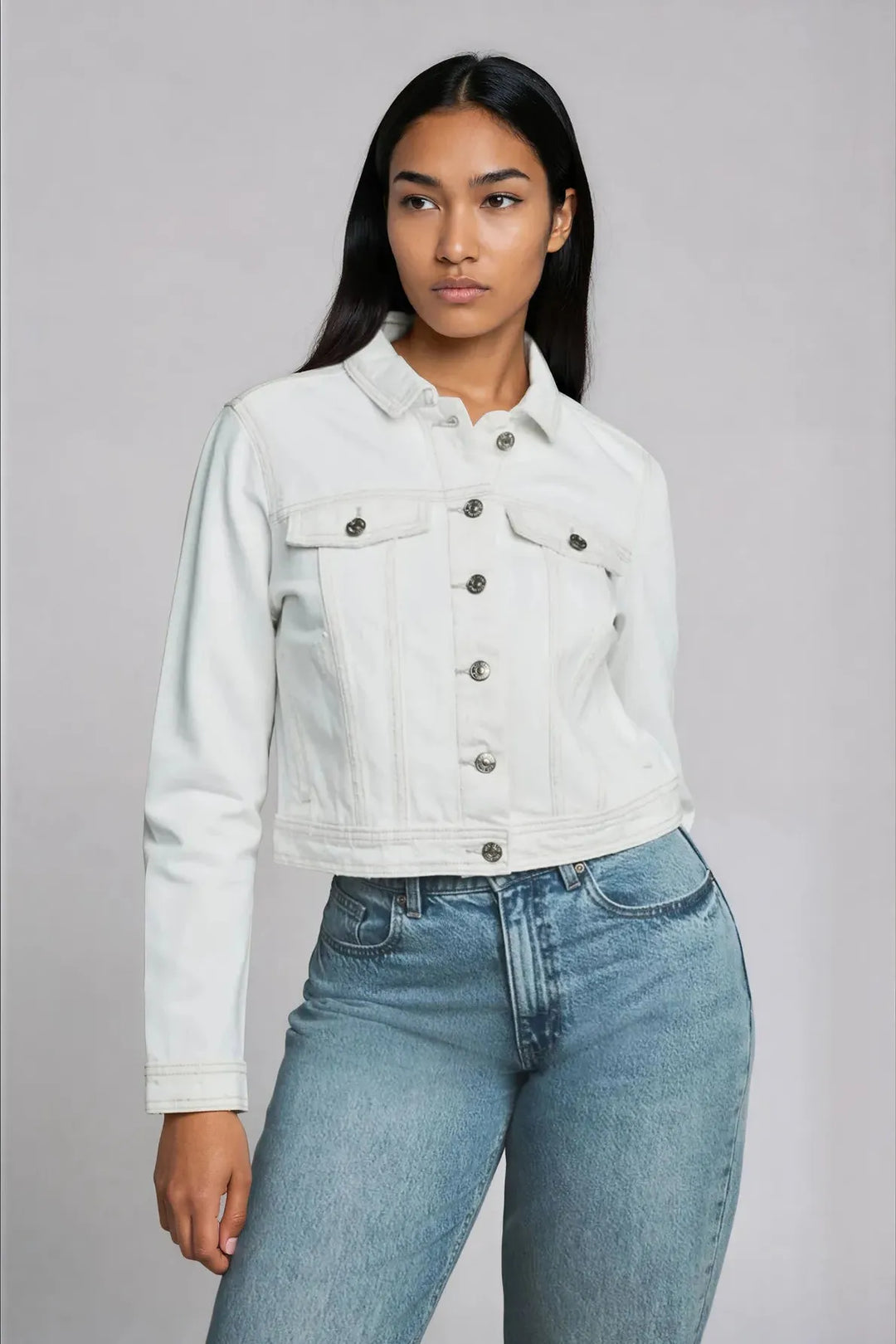 Cropped Denim Jacket