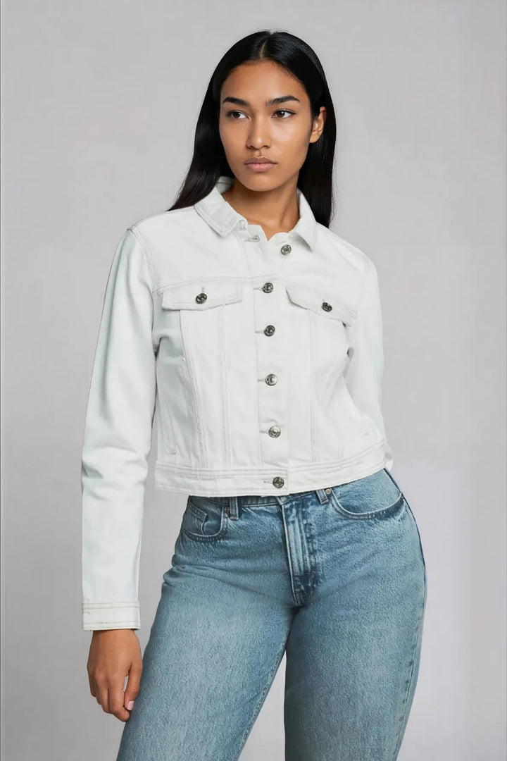 Cropped Denim Jacket