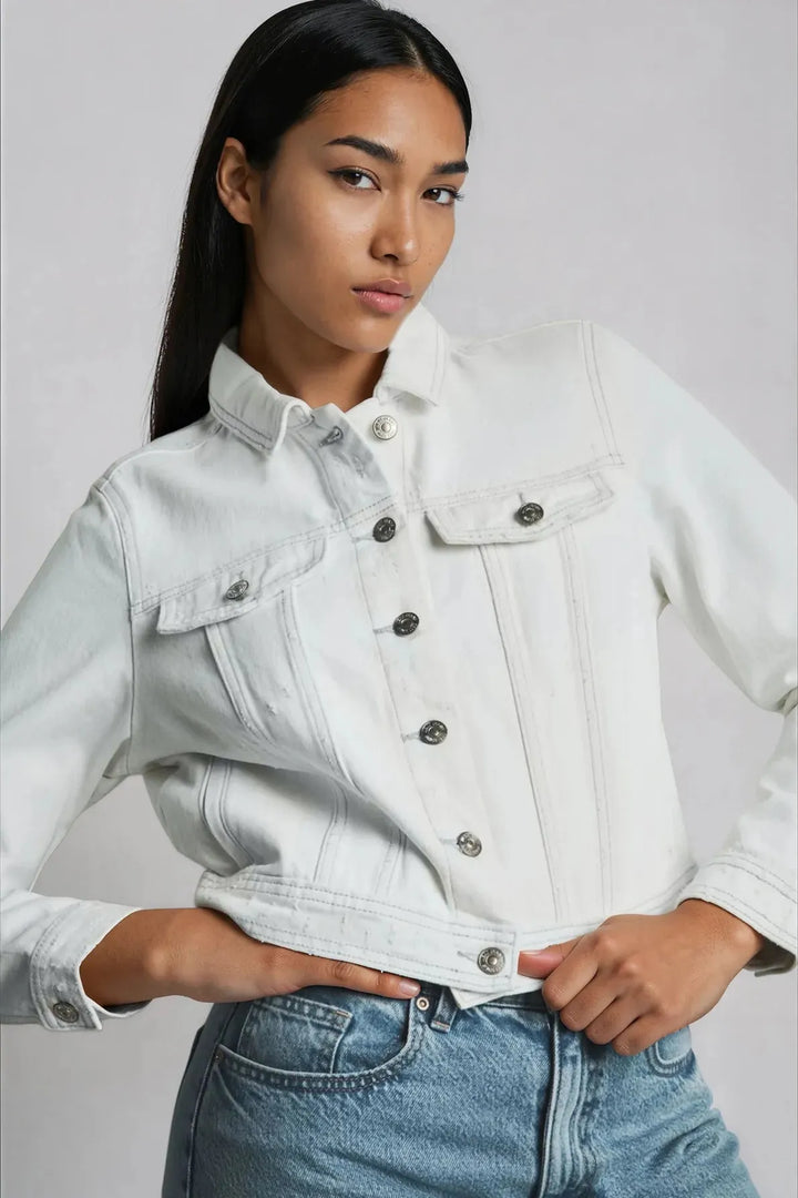 Cropped Denim Jacket