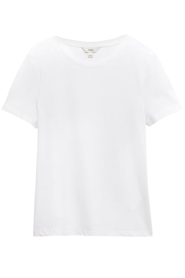 Pure Cotton Crew Neck T-Shirt