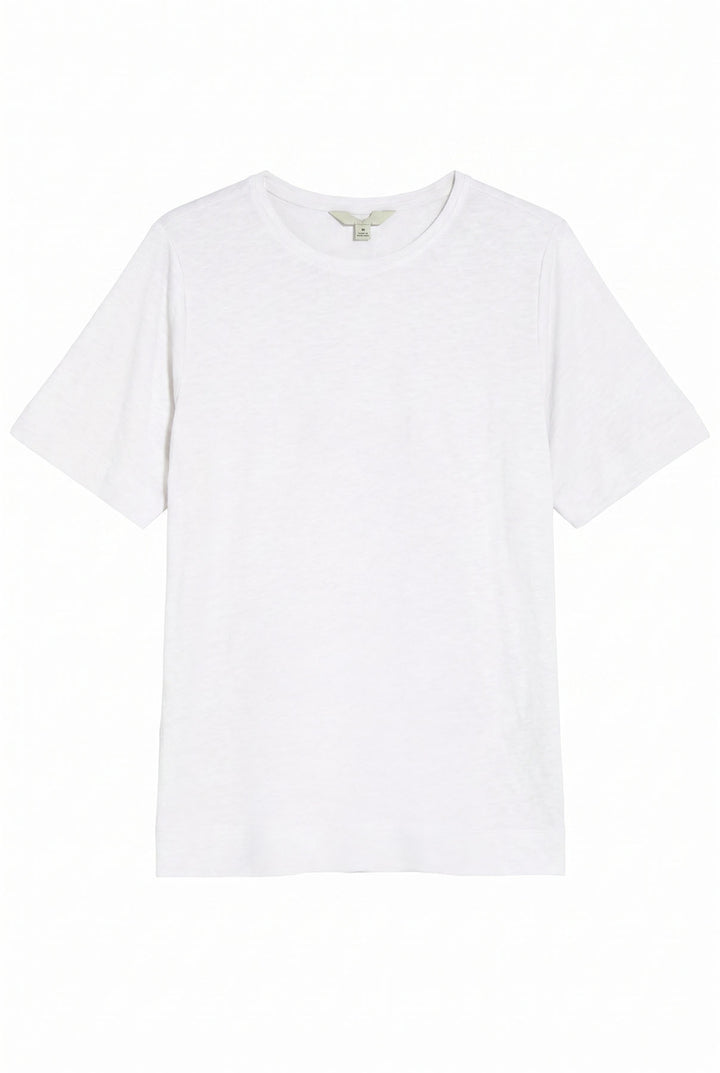 Relaxed Linen Blend T-Shirt