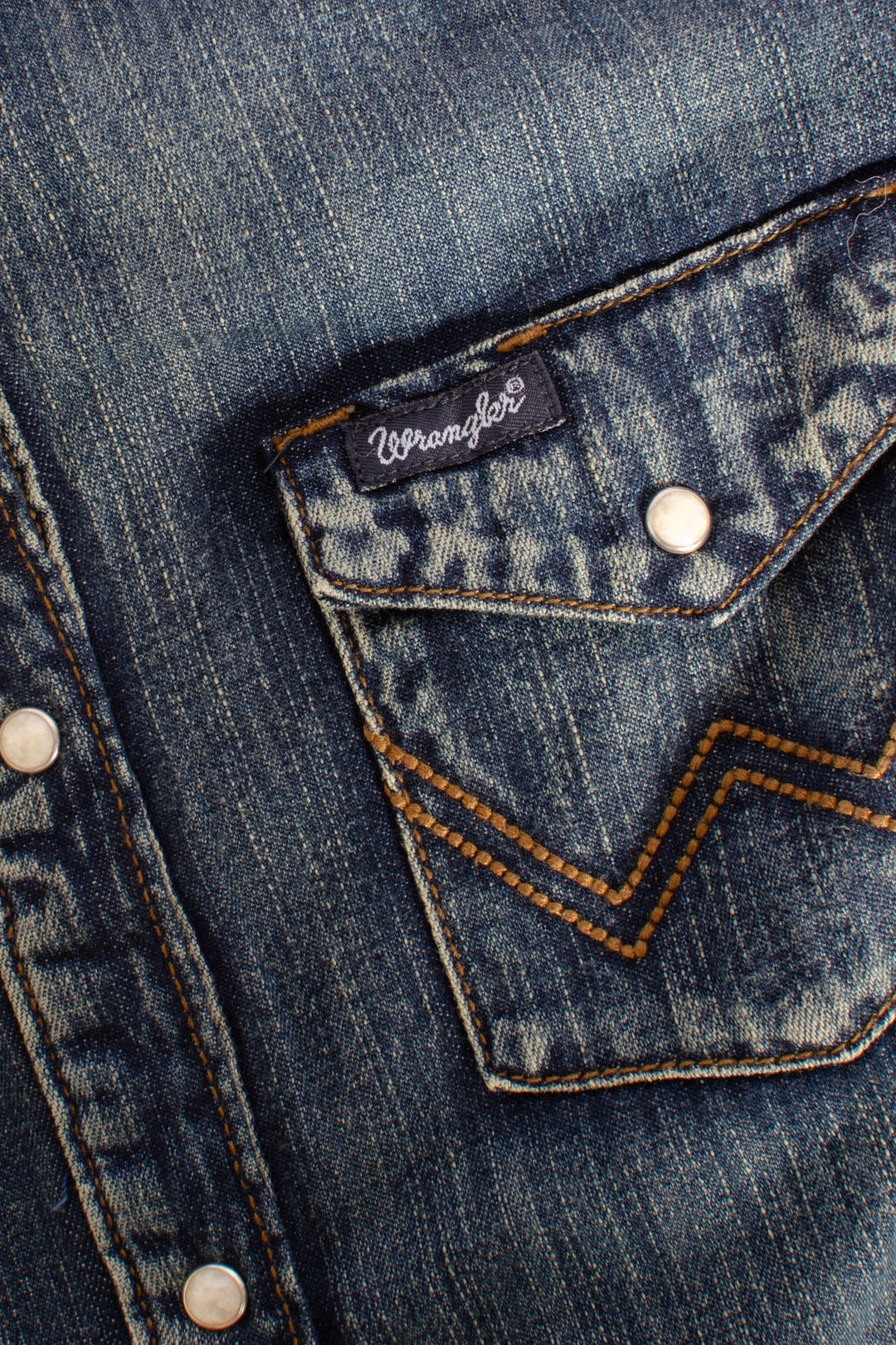 Retro Western Denim Shirt