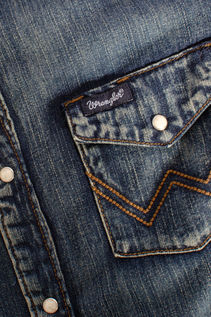 Retro Western Denim Shirt