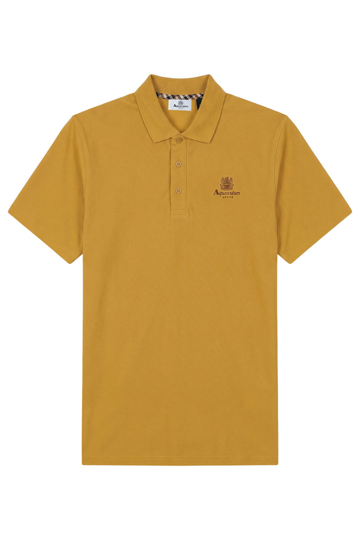 Cotton Pique Polo Shirt Chest Logo