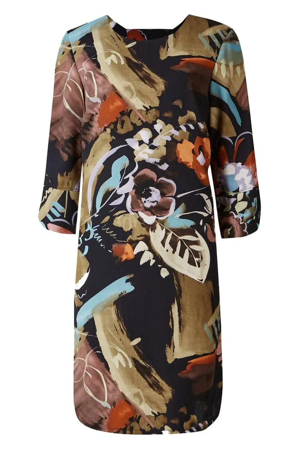 M&S Abstract Print Tunic Dress