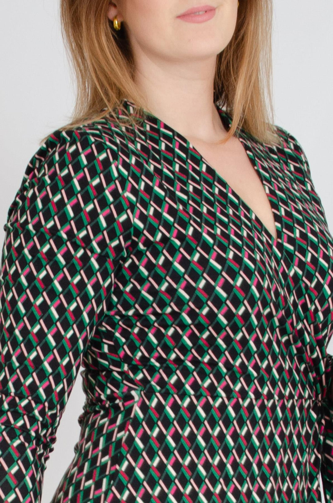 Black Mix Jersey Wrap Dress Secret Label Black Mix Jersey Wrap Dress Secret Label