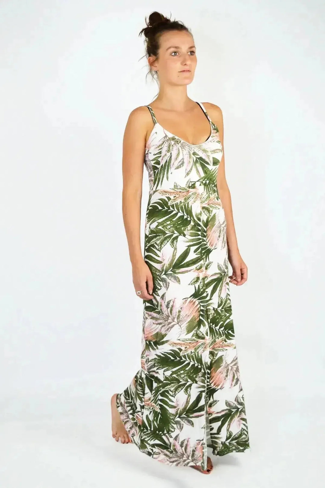 Palm Print Jersey Maxi Dress Secret Label Palm Print Jersey Maxi Dress Secret Label
