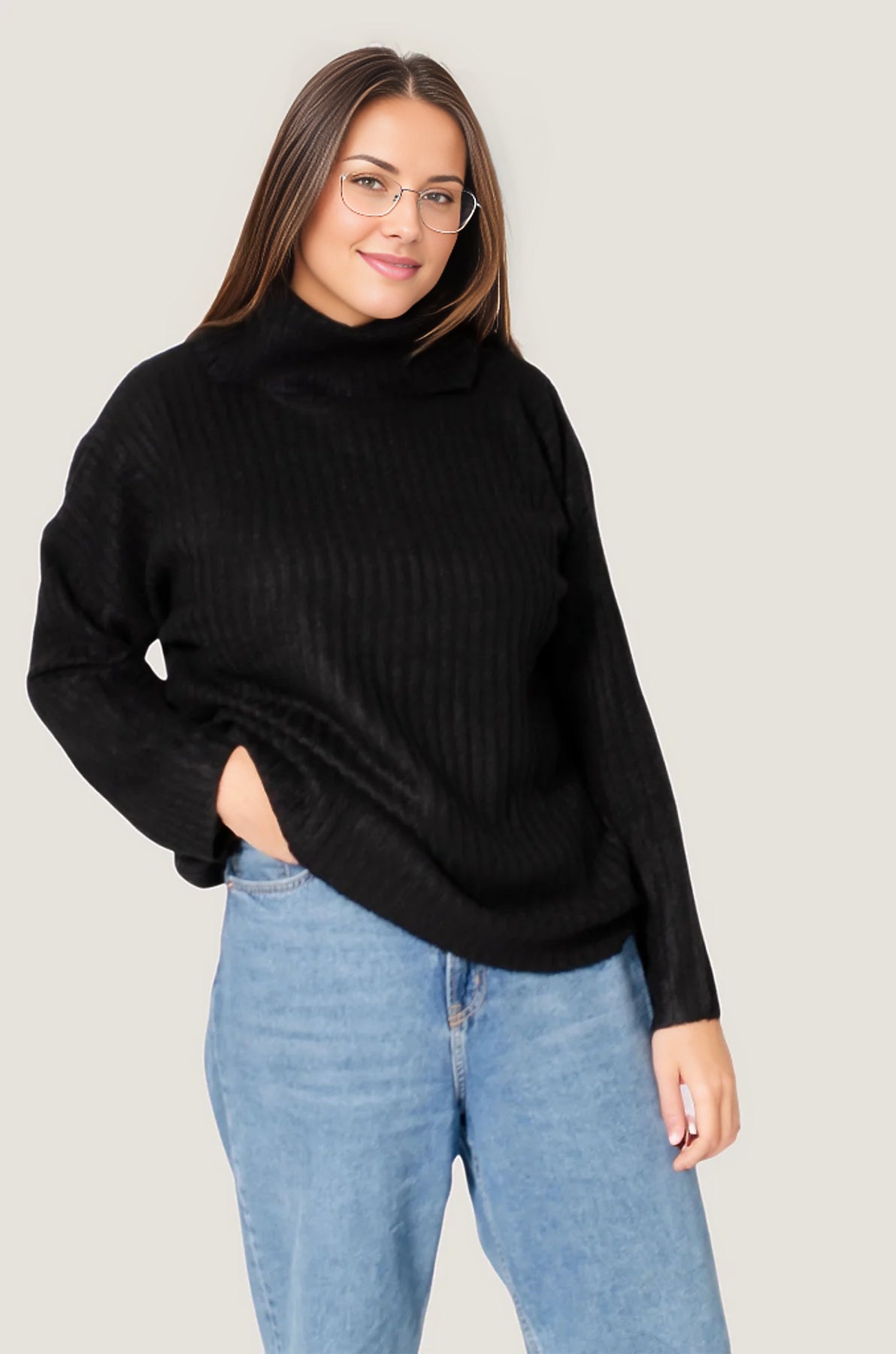 Brave soul hot sale roll neck jumper