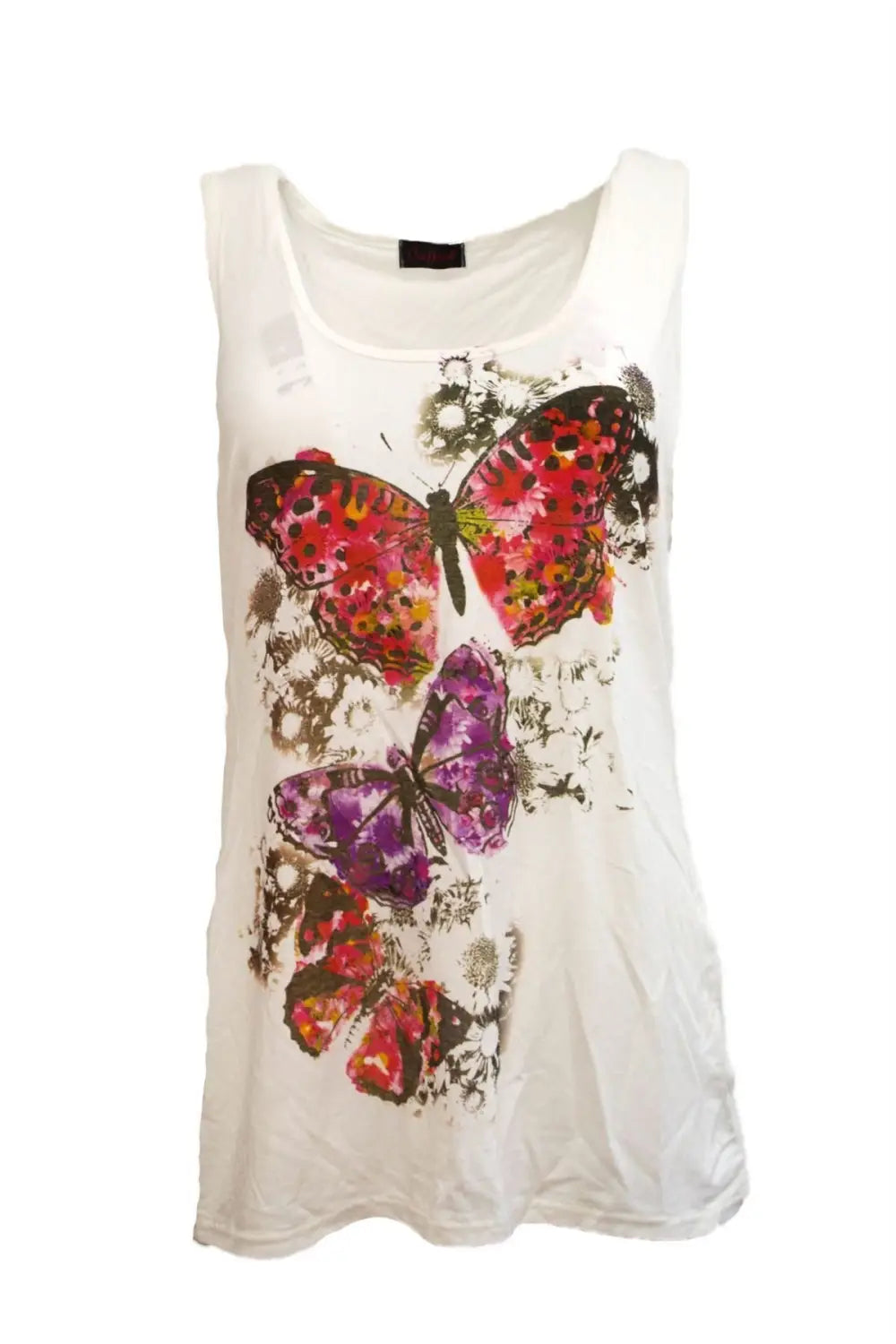 MISO Butterfly Print Vest