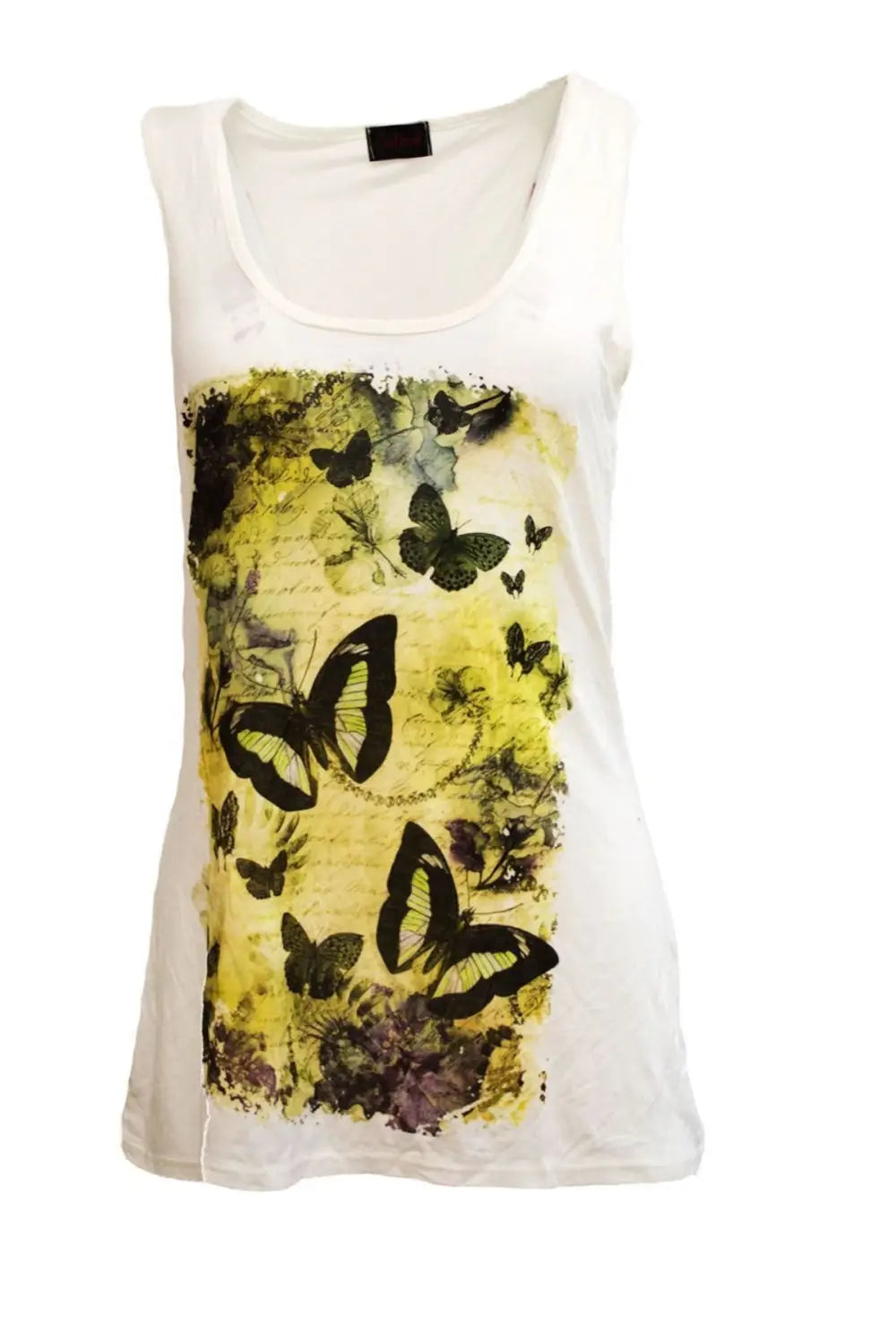 MISO Butterfly Print Vest