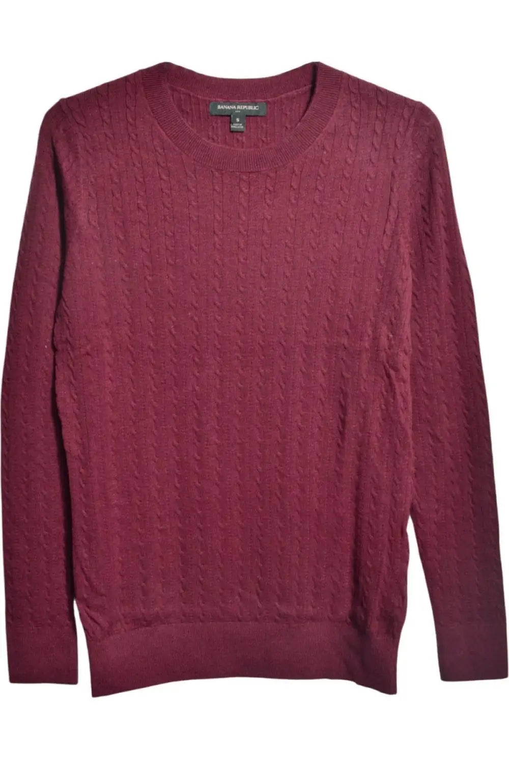 Banana Republic Cable Knit Round Neck Jumper
