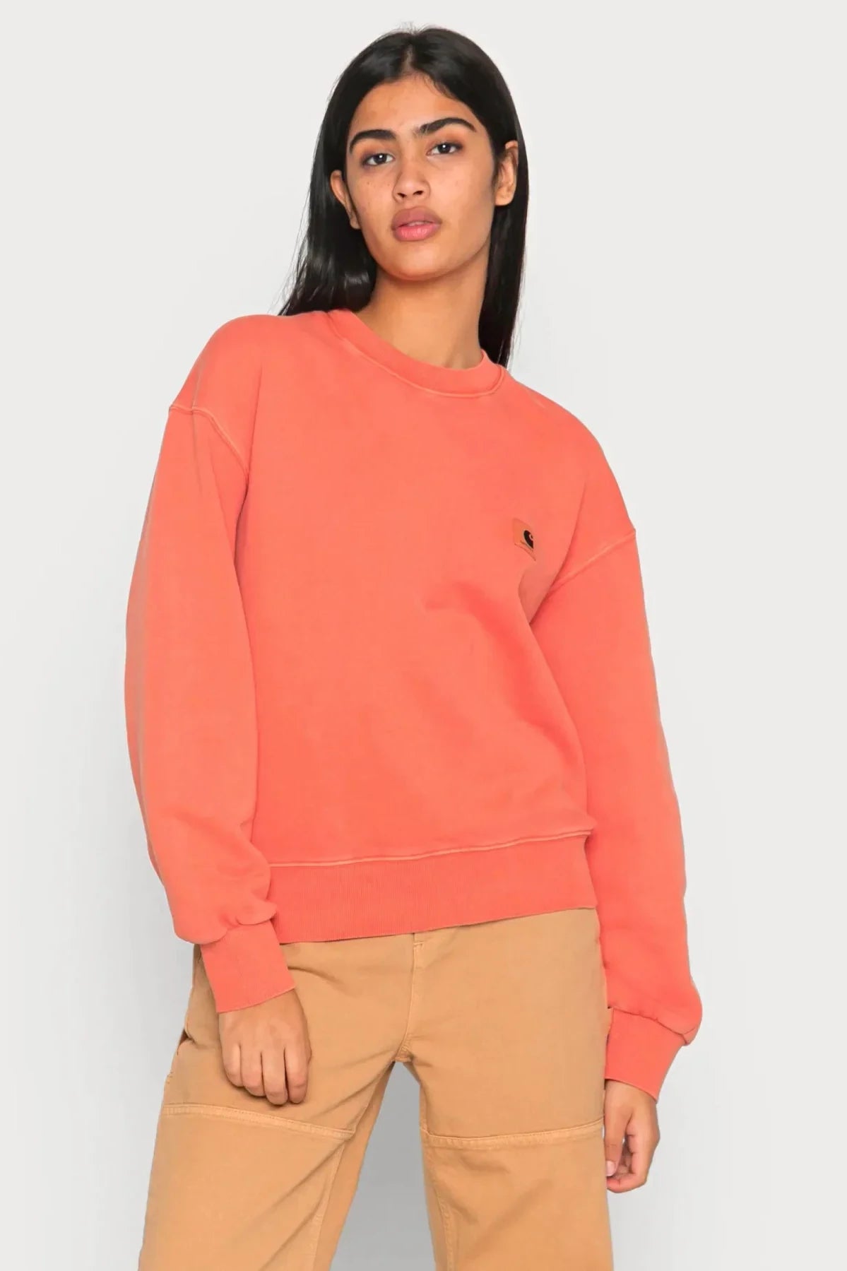 Carhartt WIP Nelson Sweatshirt Orange / XS