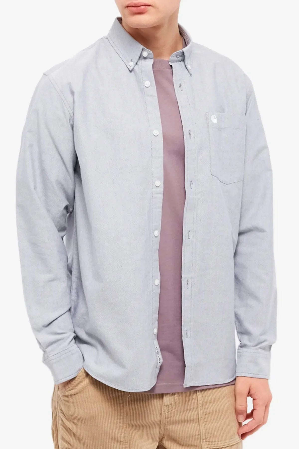 Carhartt WIP Rogers Oxford Shirt Grey / XL