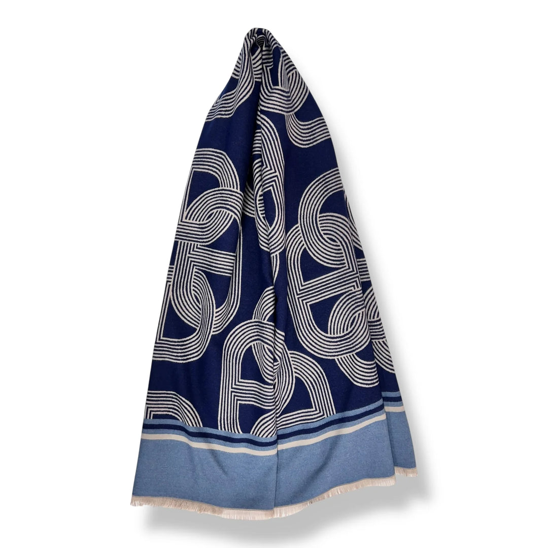 Cashmere Blend Chain Link Scarf