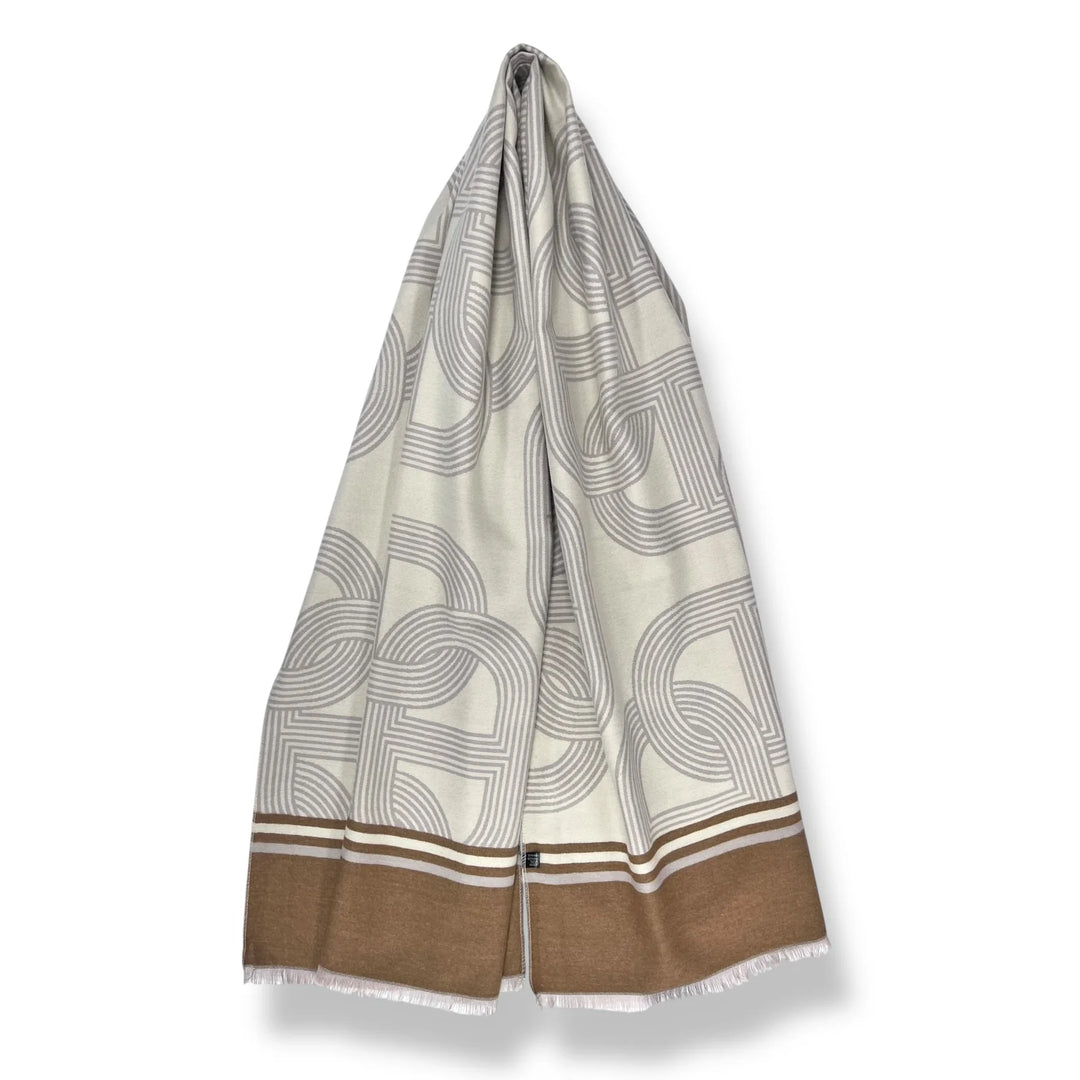 Cashmere Blend Chain Link Scarf