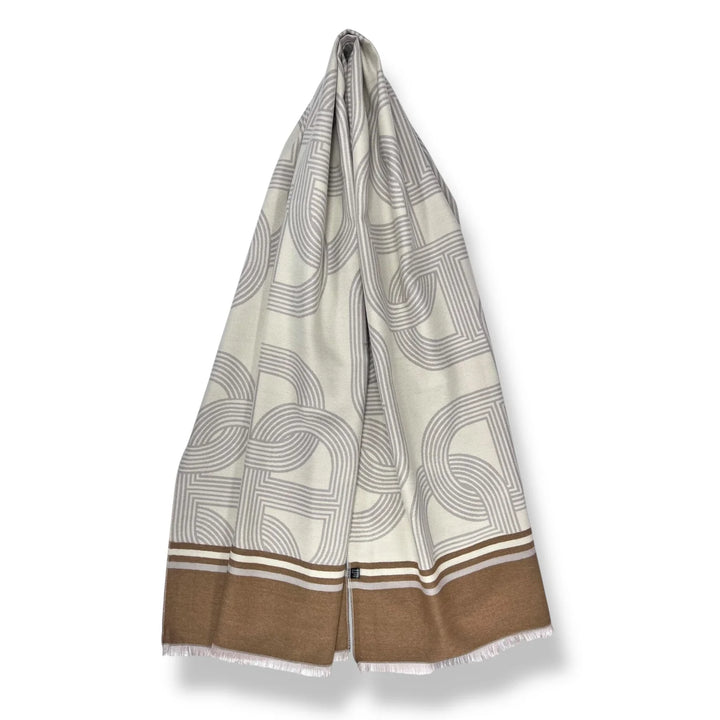 Cashmere Blend Chain Link Scarf