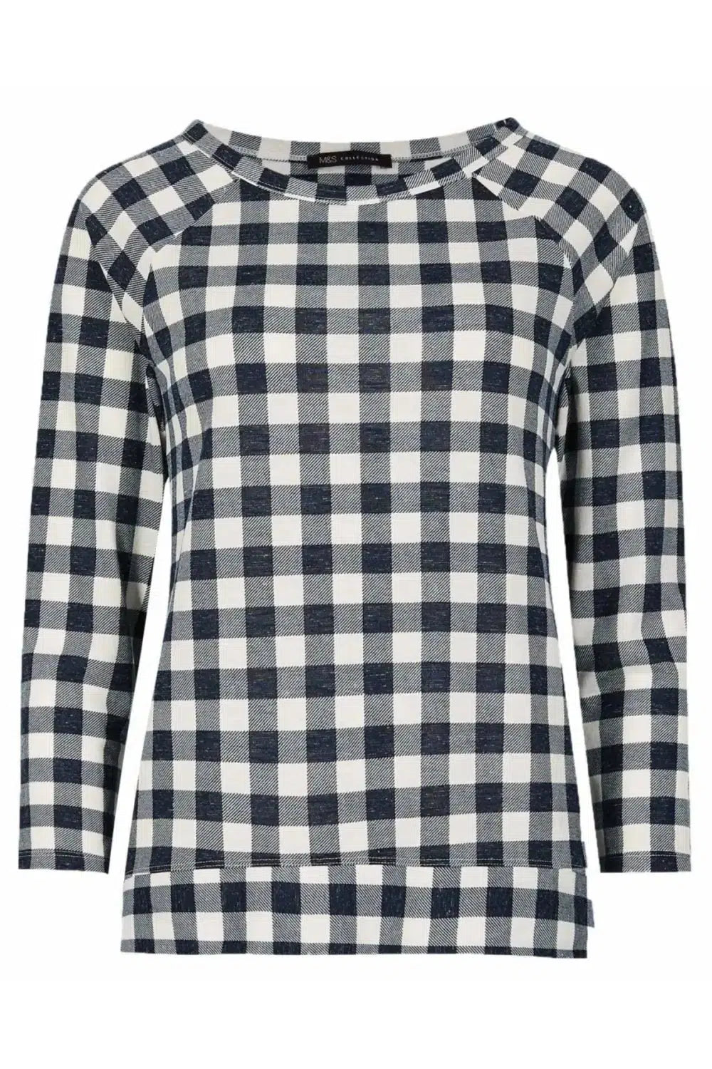 M&S Check Gingham Top