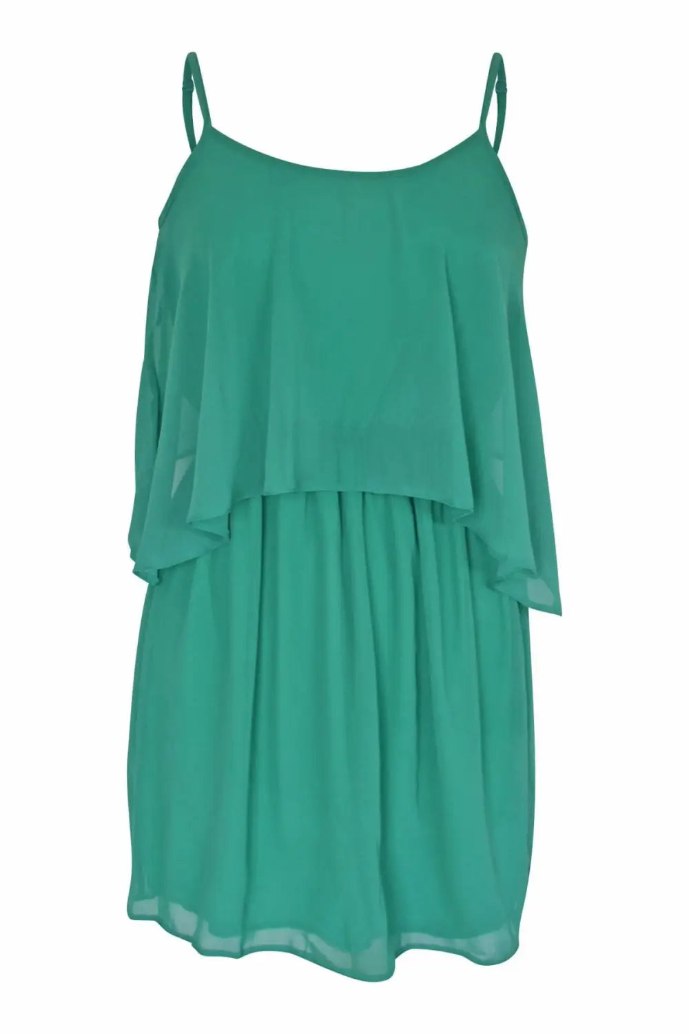 Chiffon Layered Strappy Dress-Secret Label