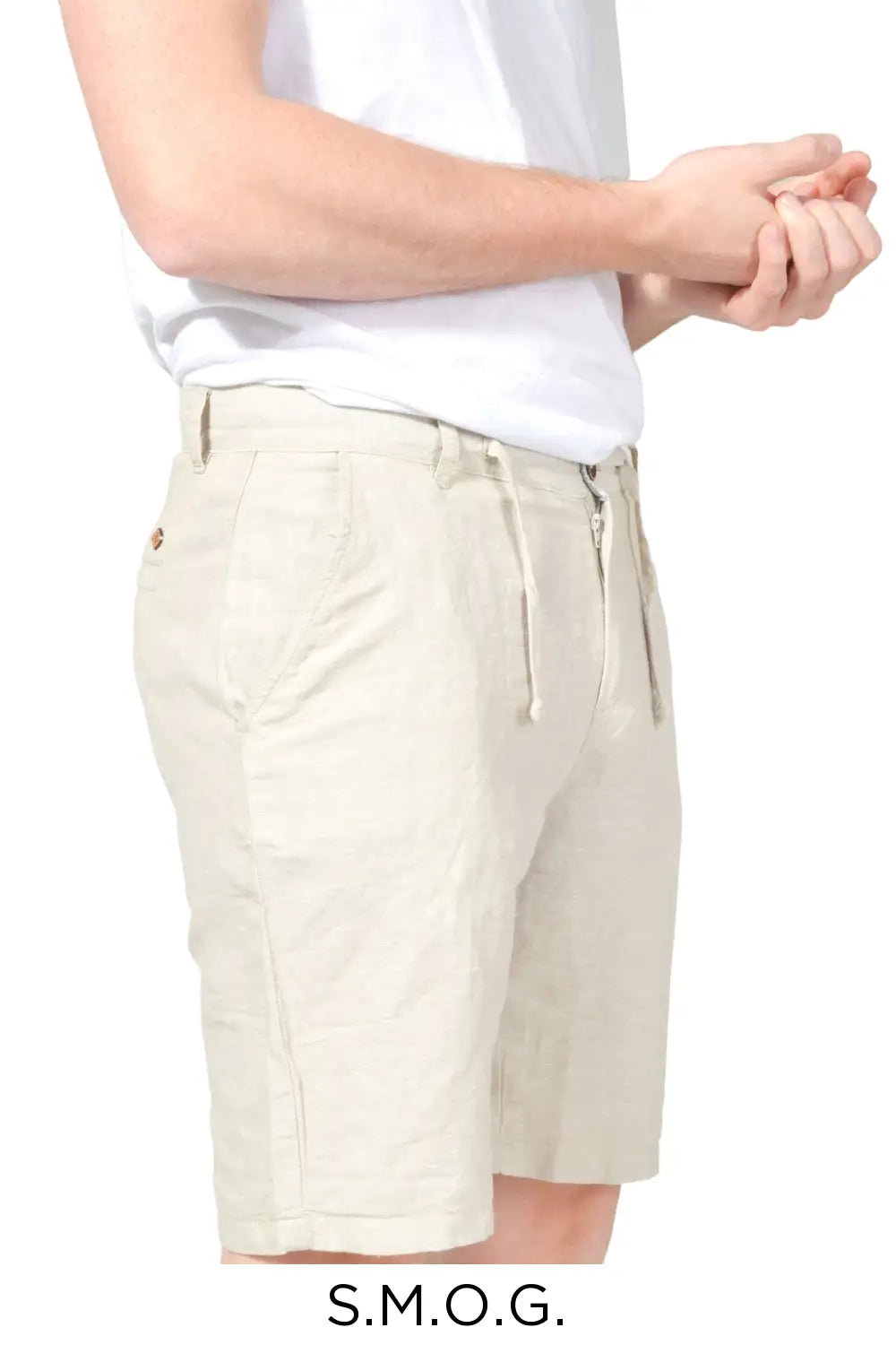 S.M.O.G. Classic Linen Shorts Beige / S