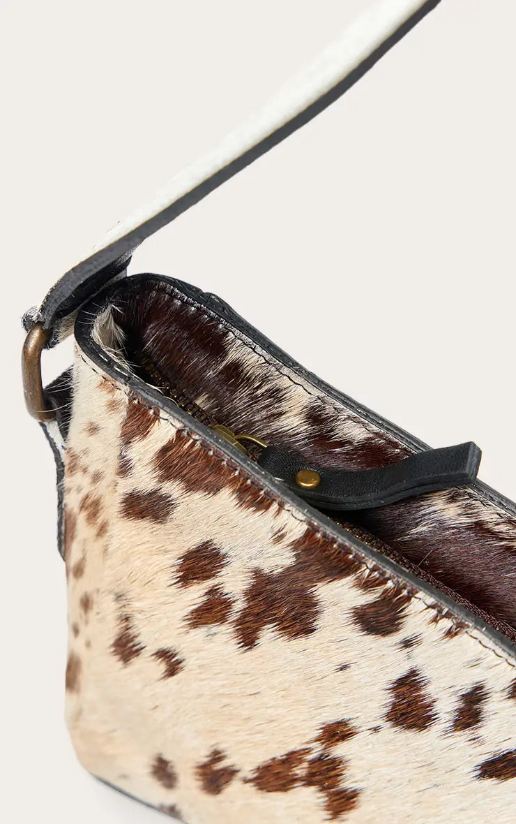 Cowhide Real Leather Handbag
