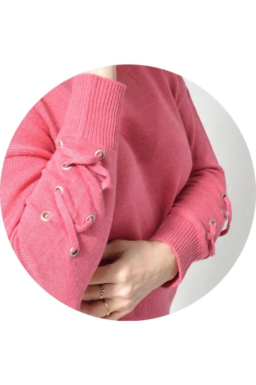 Criss Cross Sleeve Jumper-Secret Label