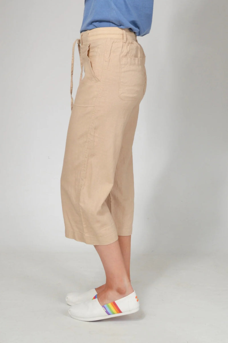 M&S Cropped Linen Trousers