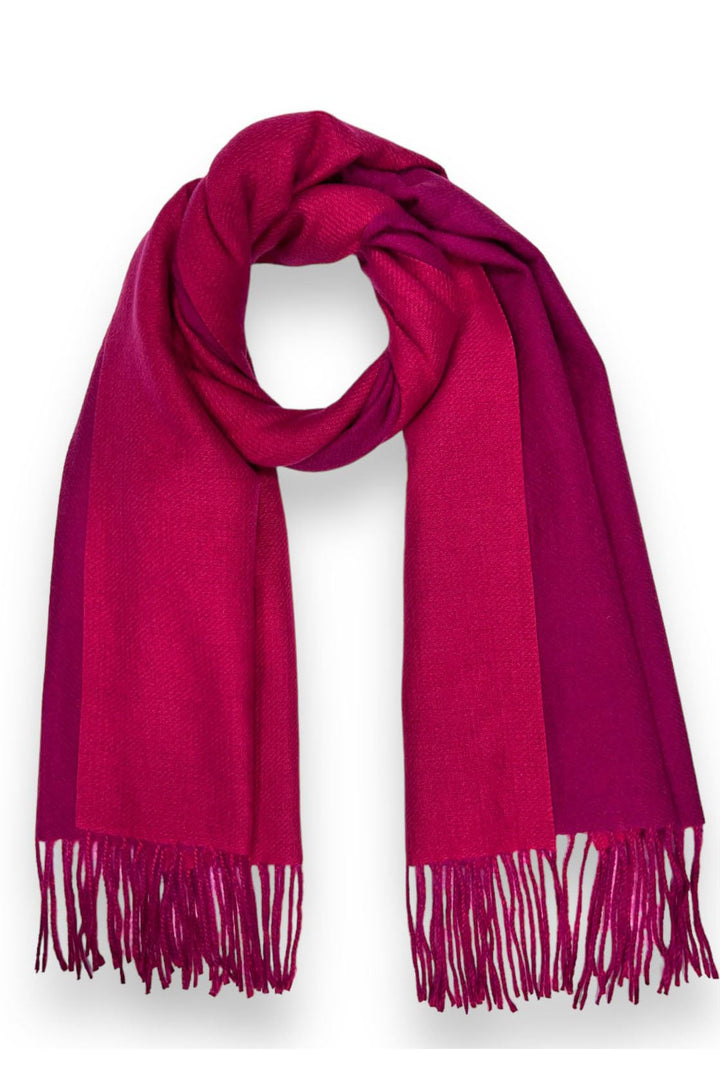 Two Tone Cashmere Blend Scarf