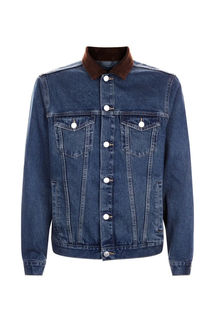 Secret Label Denim Jacket Cord Collar