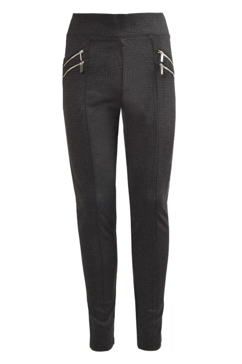 Yessica Dogtooth Check Trousers