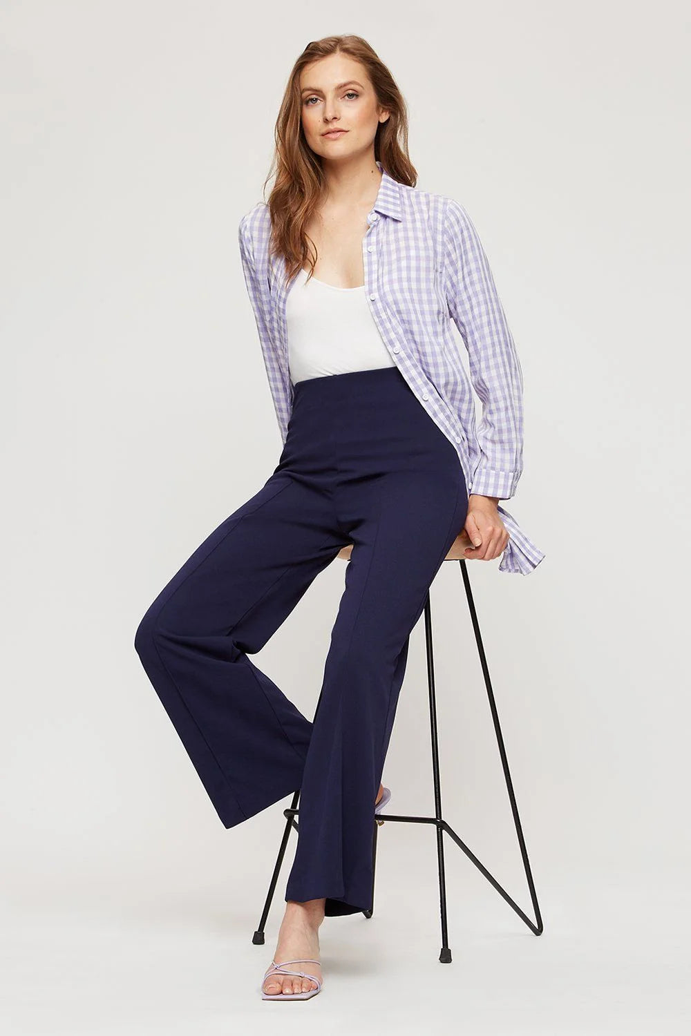 Pull On Wide Leg Trousers Secret Label