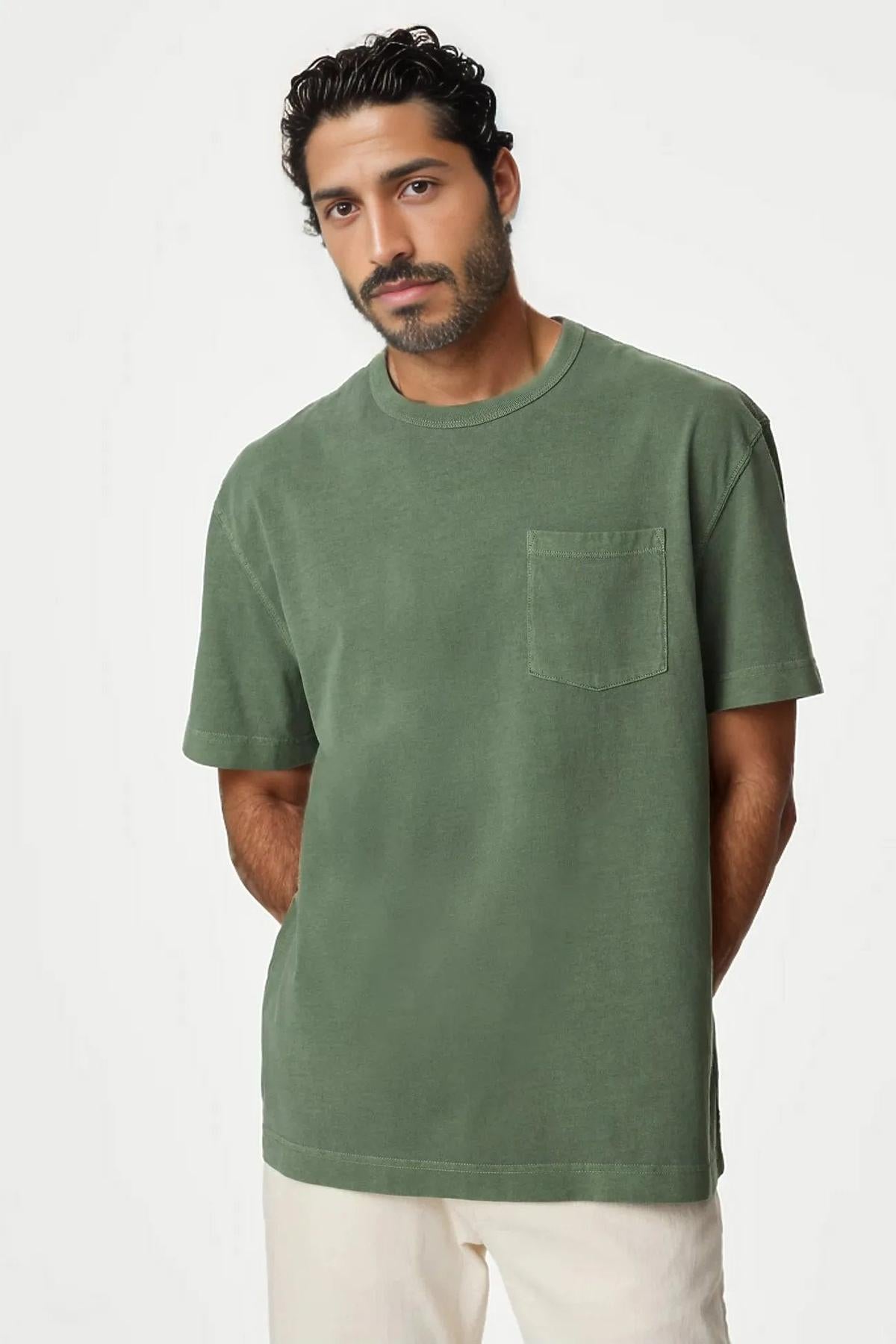 Mens Heavy Cotton Pocket T-Shirt – Secret Label