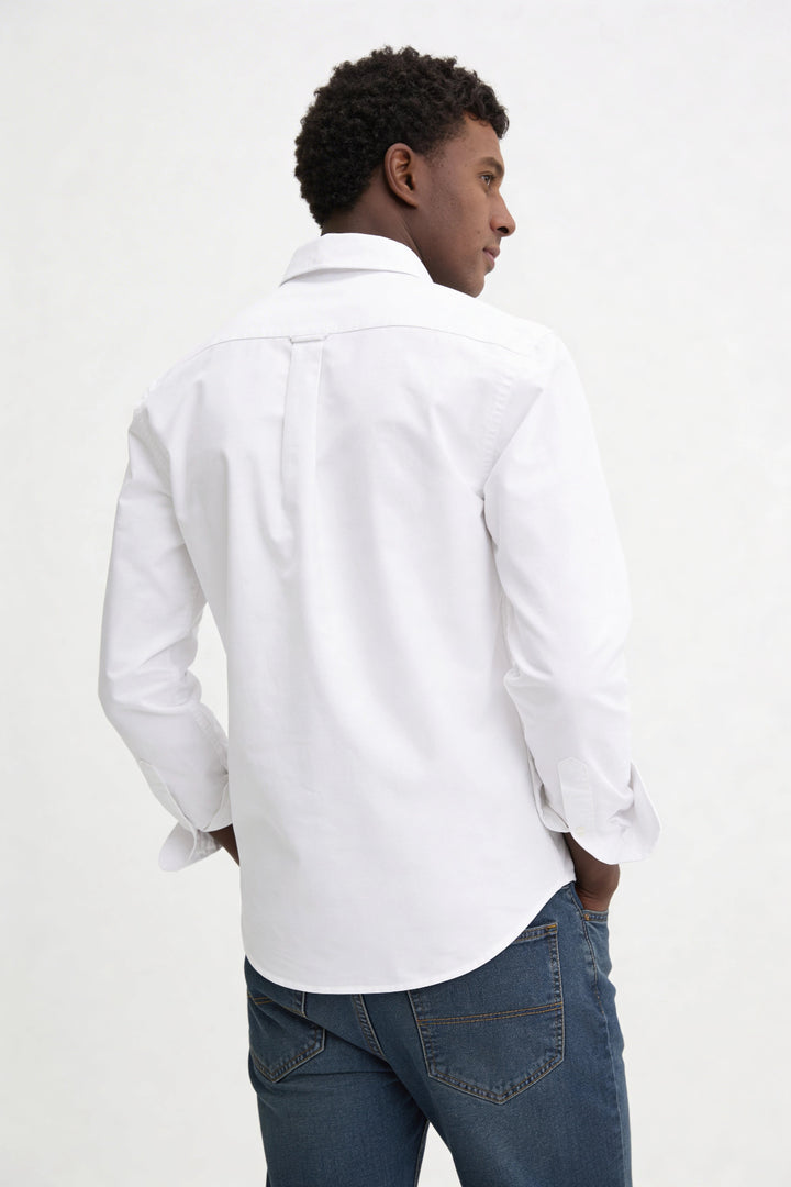 Oxford Cotton Long Sleeve Shirt