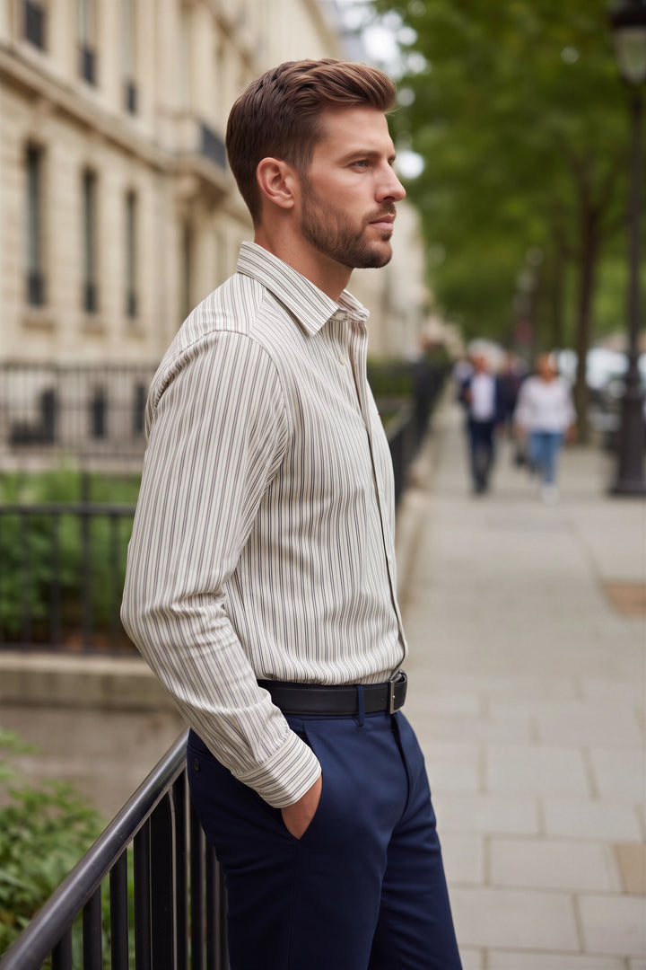 Striped Cotton Shirt