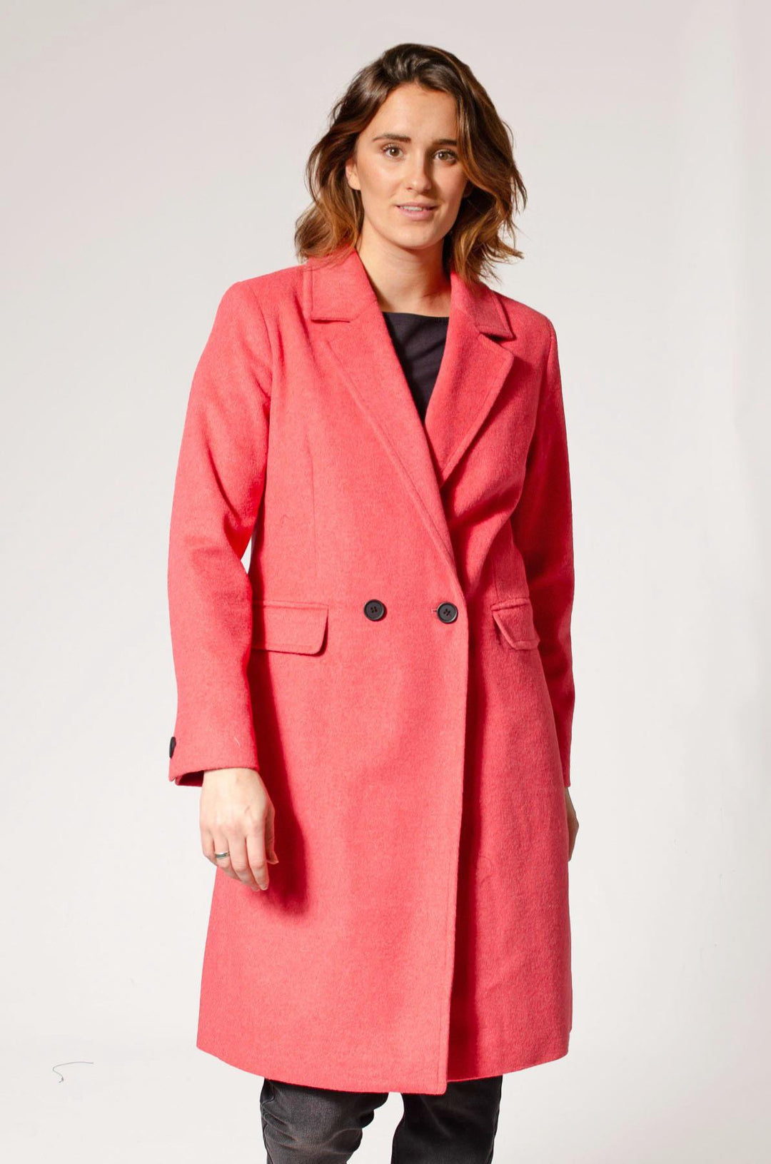 Double Breasted Wool Coat – Secret Label