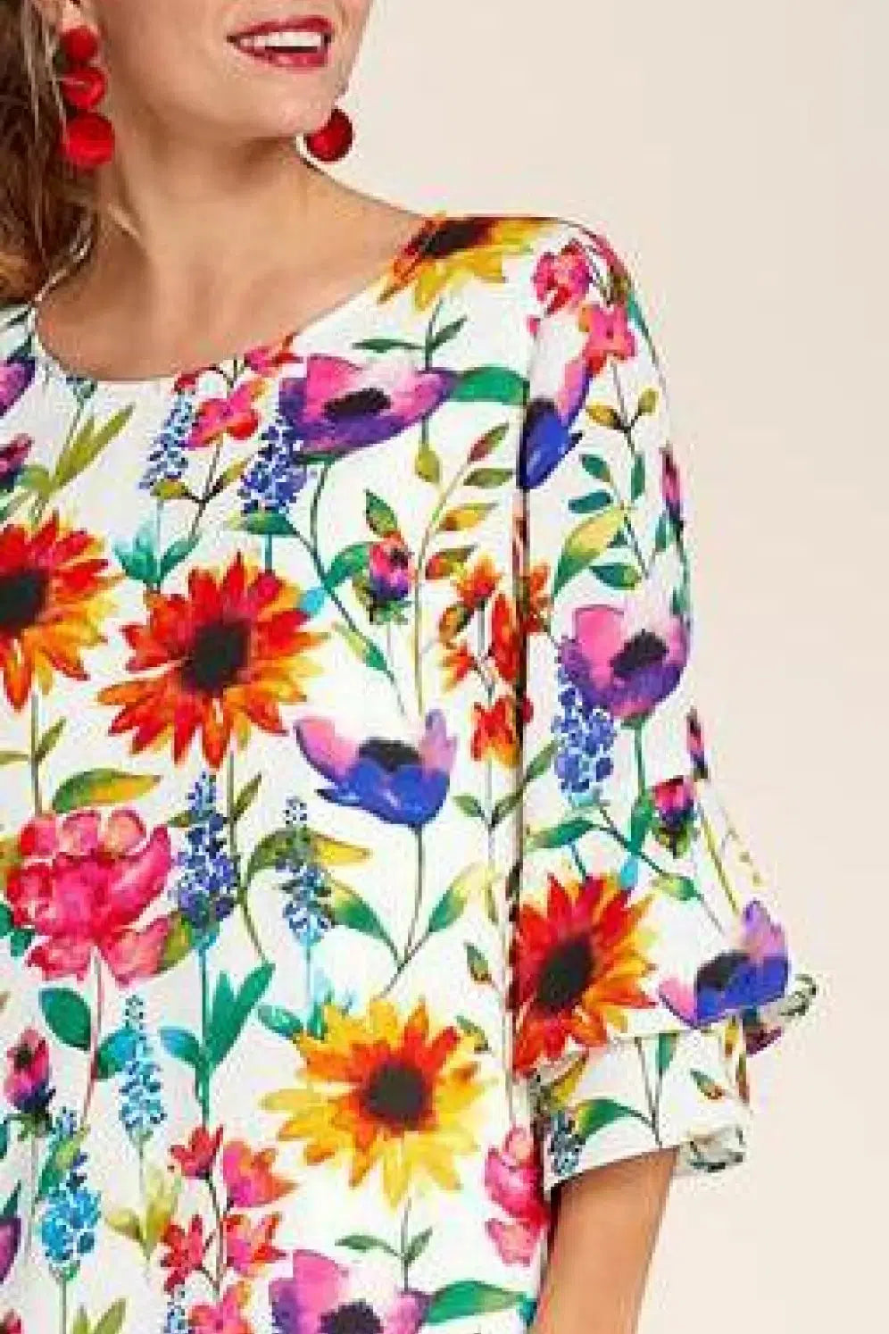 Cellbes Floral Layered Shift Dress