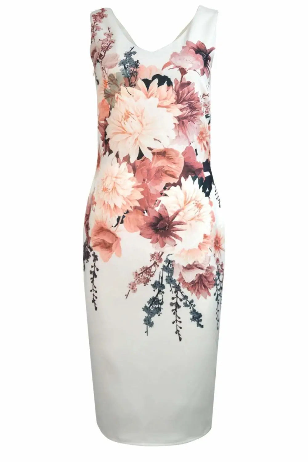 M&Co Floral Sleeveless Dress